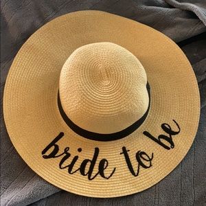 Bride to be sun hat
